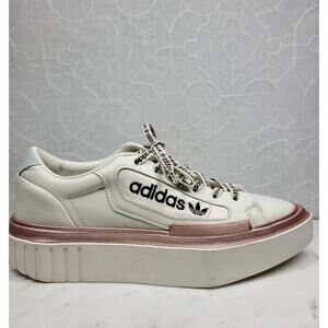 Adidas HyperSleek Womens 10 Off White Copper Metallic Platform Sneaker Shoe